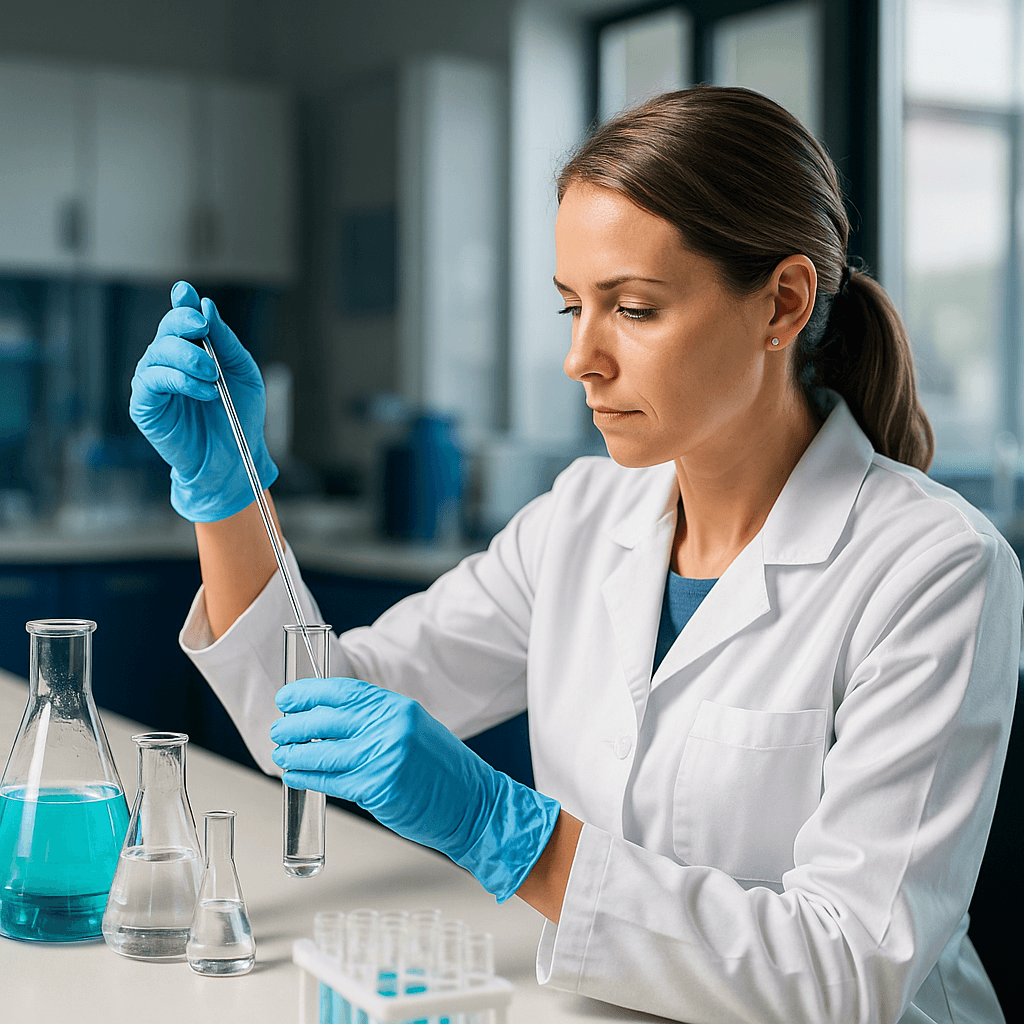 Analista en laboratorio