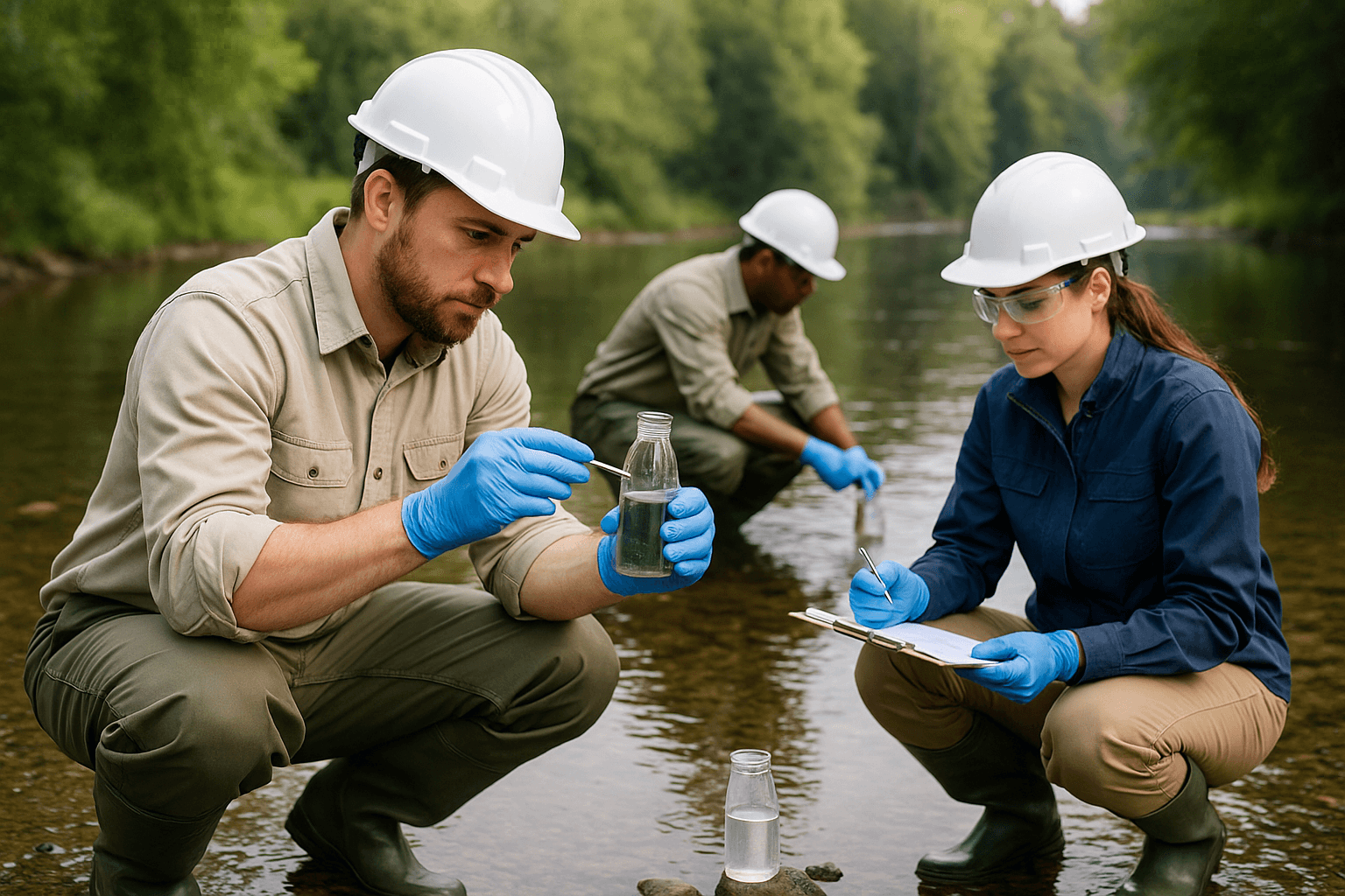 Equipo de muestreadores